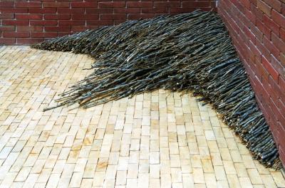 ill. 54: Wooden Object - Branches, 220 x 170 x 40 cm, de Weryha Collection, Hamburg