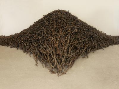 ill. 55: Wooden Object - Branches, 235 x 170 x 43 cm, de Weryha Collection, Hamburg