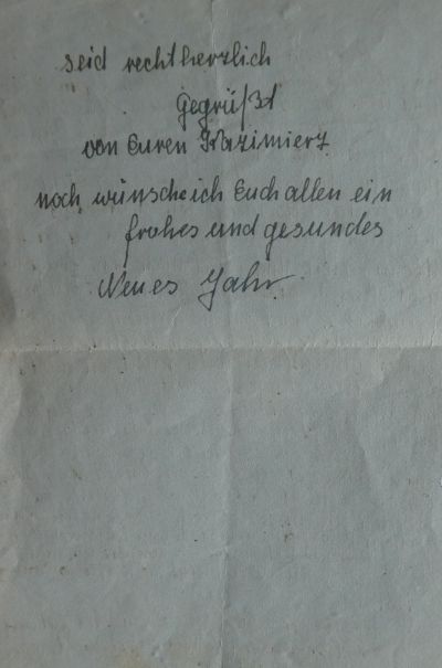 Brief von Kazimierz Wojciechowski an Familie Schnell vom 29.12.47 - Seite 2 