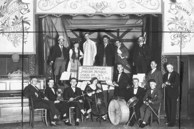 Polnisches Laientheater in Castrop-Rauxel, 1929 - Polnisches Laientheater in Castrop-Rauxel, 1929.