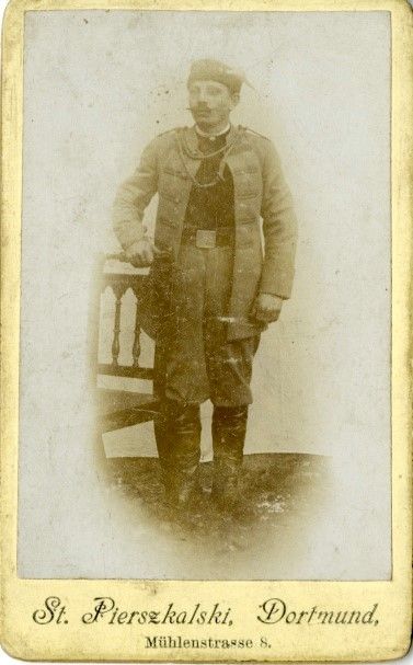 St. Pierszkalski, Mitglied von „Sokół“ - Fotografie, ca. 1890, Dortmund.  